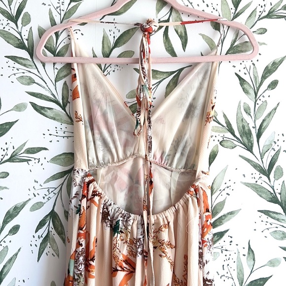 Simplee Floral Print Dress | Size S - Picture 4 of 4